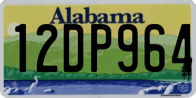 AL license plate 12DP964