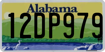 AL license plate 12DP979