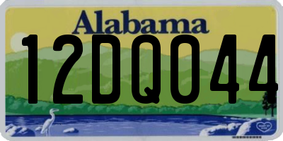 AL license plate 12DQ044
