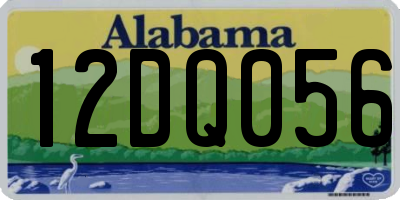 AL license plate 12DQ056