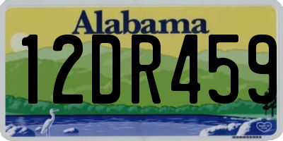 AL license plate 12DR459