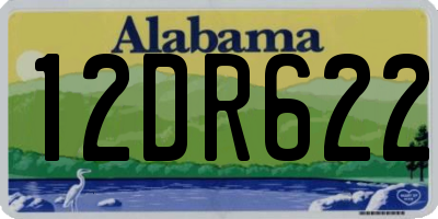 AL license plate 12DR622