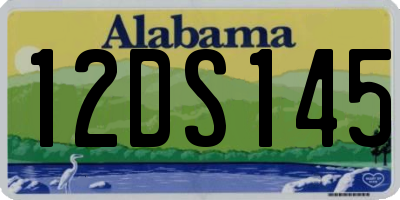 AL license plate 12DS145