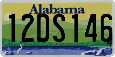 AL license plate 12DS146