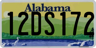 AL license plate 12DS172