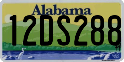 AL license plate 12DS288