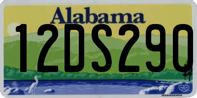 AL license plate 12DS290
