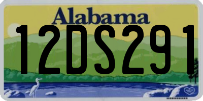 AL license plate 12DS291