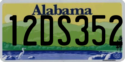 AL license plate 12DS352