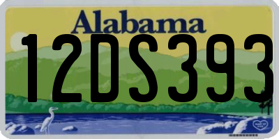 AL license plate 12DS393