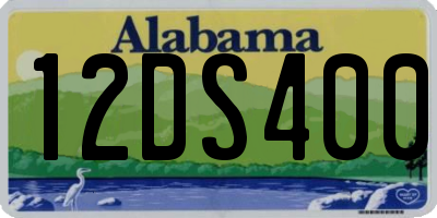 AL license plate 12DS400