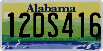 AL license plate 12DS416