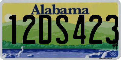 AL license plate 12DS423