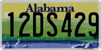 AL license plate 12DS429