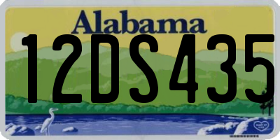 AL license plate 12DS435