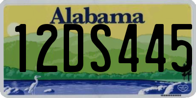 AL license plate 12DS445