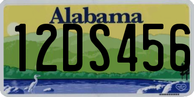 AL license plate 12DS456