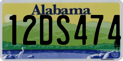 AL license plate 12DS474