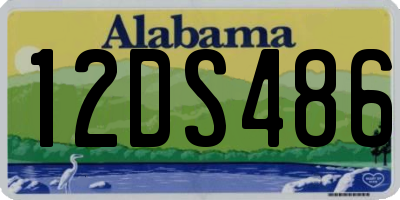 AL license plate 12DS486