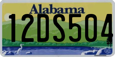 AL license plate 12DS504