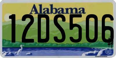 AL license plate 12DS506