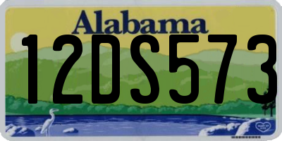 AL license plate 12DS573