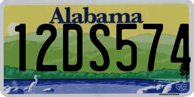 AL license plate 12DS574