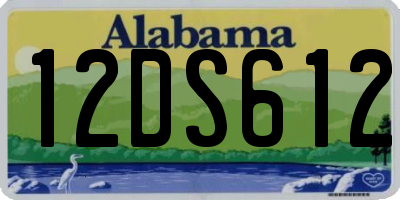 AL license plate 12DS612
