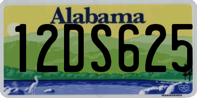 AL license plate 12DS625