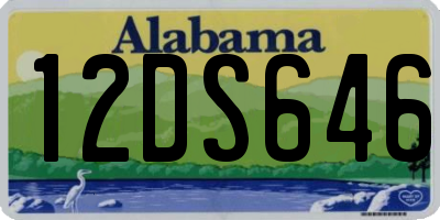 AL license plate 12DS646