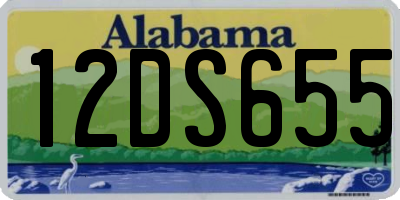 AL license plate 12DS655
