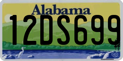 AL license plate 12DS699