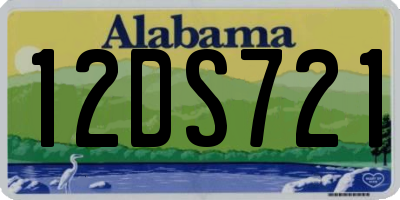 AL license plate 12DS721