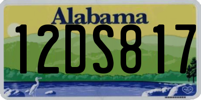 AL license plate 12DS817