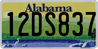 AL license plate 12DS837