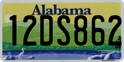AL license plate 12DS862