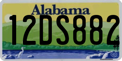 AL license plate 12DS882