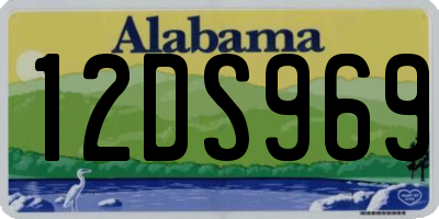 AL license plate 12DS969