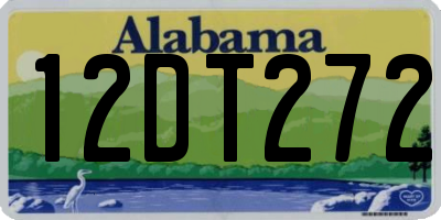 AL license plate 12DT272