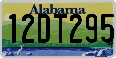 AL license plate 12DT295