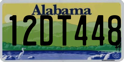 AL license plate 12DT448