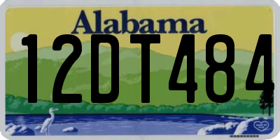 AL license plate 12DT484