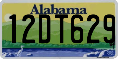 AL license plate 12DT629