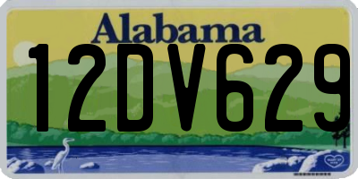 AL license plate 12DV629