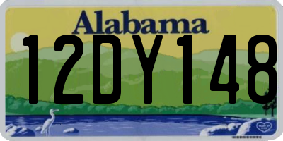 AL license plate 12DY148