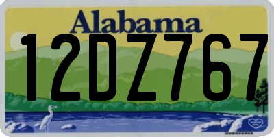AL license plate 12DZ767