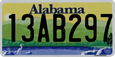 AL license plate 13AB297