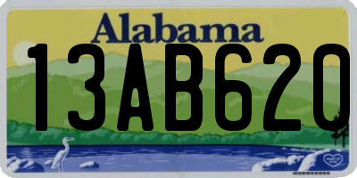 AL license plate 13AB620