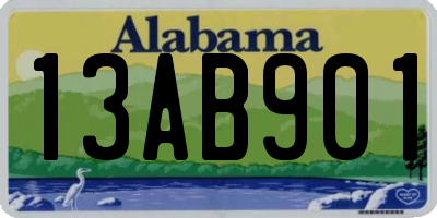 AL license plate 13AB901