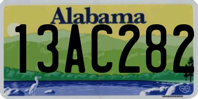 AL license plate 13AC282